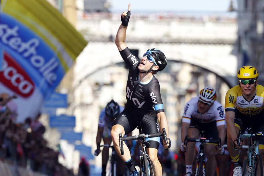 Ha trionfato nella seconda tappa del Giro, Albenga-Genova. Bettini